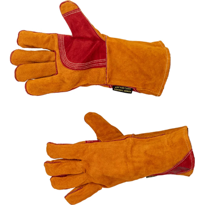 Краги (перчатки) 2Hands Siberia, спилок КРС_хлопок, лен, швы Kevlar (RL4T12-11ru)(2)