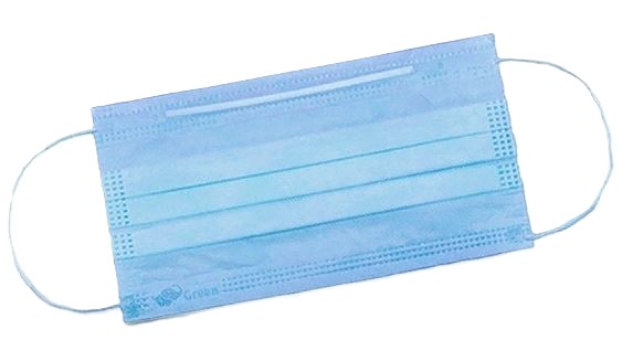 Маска медицинская трехслойная (50 шт. в упаковке)