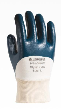 Перчатки Lakeland NitroGard (манжета, частичный облив) 7200