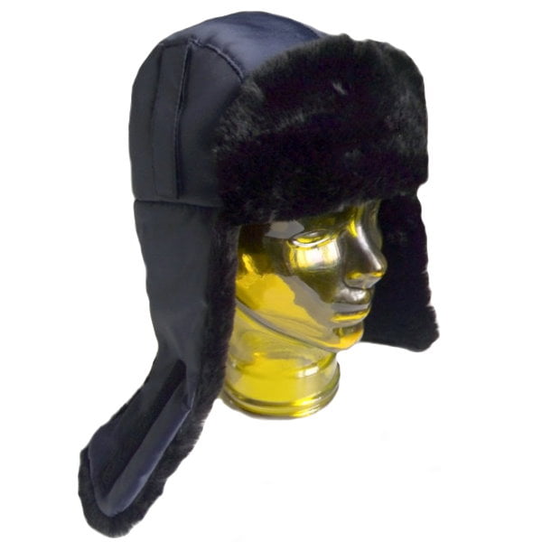 Шапка Евроушанка цв. т.синий