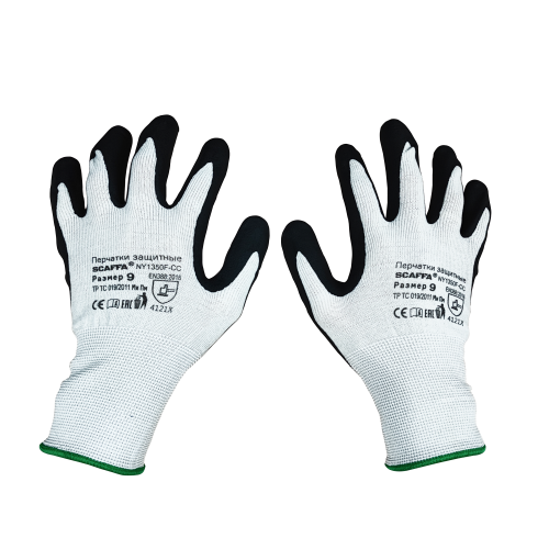 Перчатки для защиты от ОПЗ и механических воздействий SCAFFA NY1350F-CC