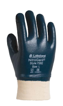 Перчатки Lakeland NitroGard (нитрил, полный облив) 7202