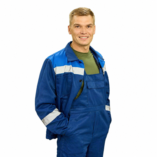 Костюм Легионер NEW-2 с СОП т.синий с васил. отделкой(6)