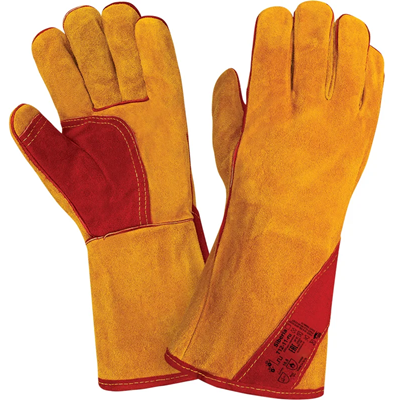 Краги (перчатки) 2Hands Siberia, спилок КРС_хлопок, лен, швы Kevlar (RL4T12-11ru)