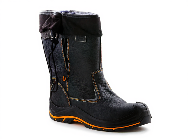 Сапоги рабочие цельноюфтевые PERFECT PROTECTION кевлар с ПП и АС натур. мех