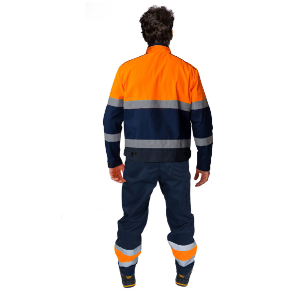 Костюм сигнальный рабочий мужской СПЕКТР с СОП цвет оранж._т.синий(1)