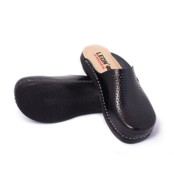 Сабо женские LEON MED 115 черные (2)