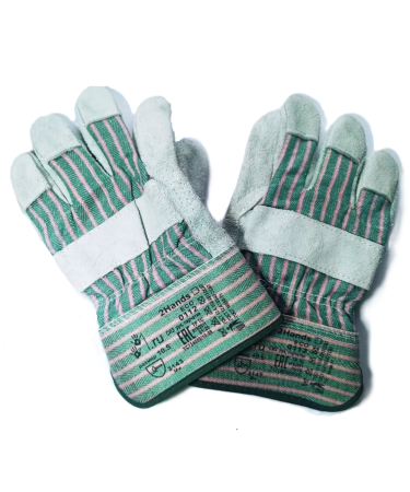 Перчатки спилковые комбинированные 2Hands 0112 ECO1