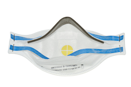 Полумаска О2 фильтрующая с клапаном для выдоха 3113 FFP3 NR D (2)