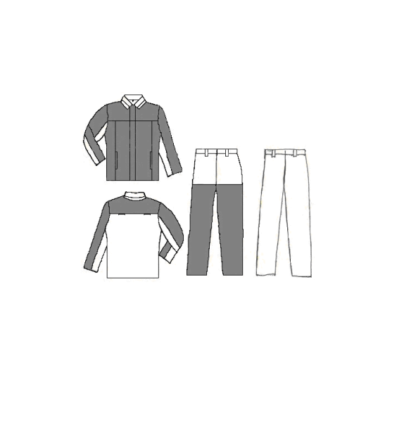 Костюм сварщика комбинированный спилковый_А2(3)