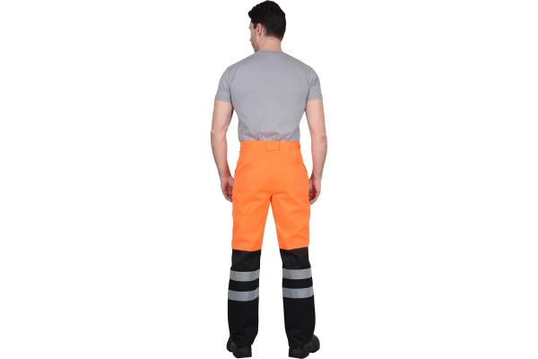 Костюм СИРИУС-Магистраль-Люкс (куртка+брюки) оранж_черн с СОП (3)