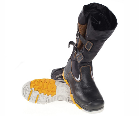 Сапоги СЕВЕР кожаные ПУ-Нитрил с ПП, натур. мех