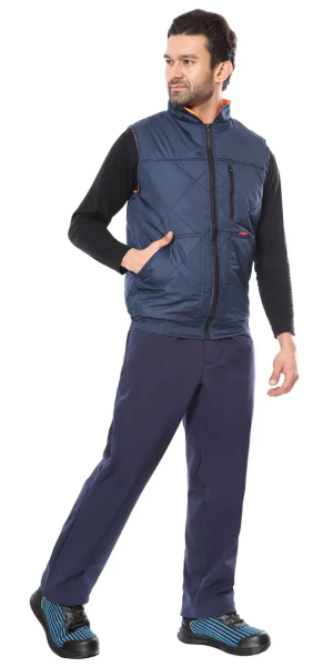 Жилет Европа т.синий