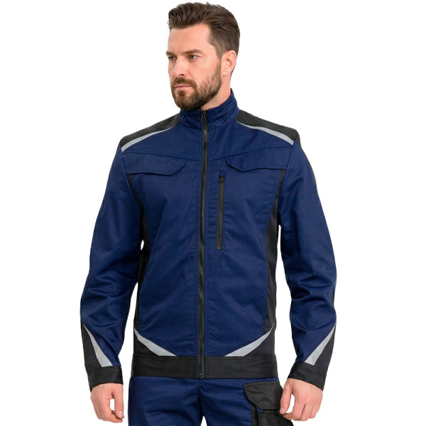 Куртка рабочая мужская летняя RONTA KR209 т.синий_черный
