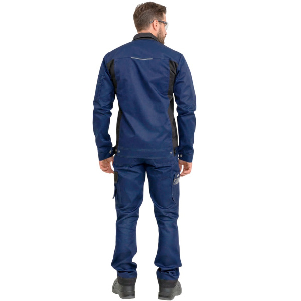 Куртка рабочая мужская летняя RONTA KR203 т.синий_черный(4)