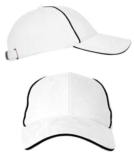 Бейсболка LEADER арт. 206, белый