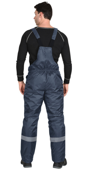 Полукомбинезон зимний Сириус-Север, темно-синий с СОП (1)