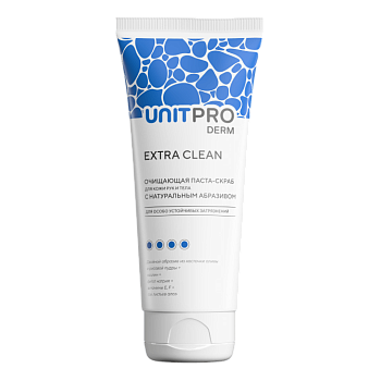 UNITPRO DERM EXTRA CLEAN очищающая паста для рук от особо устойчивых загрязнений