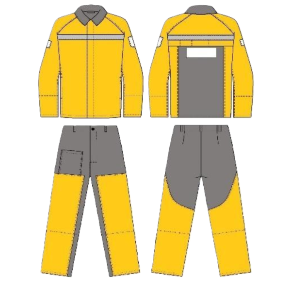 Костюм сварщика (куртка, брюки пр) хб с СОП_1029В(4)
