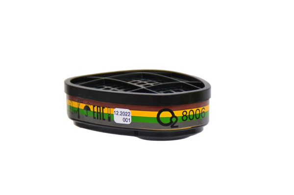 Фильтр противогазовый О2 8006 А1B1Е1К1