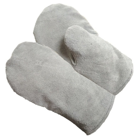 Рукавицы спилковые утепленные, искусственный мех ЭКСТРА 2 ЗИМНЯЯ