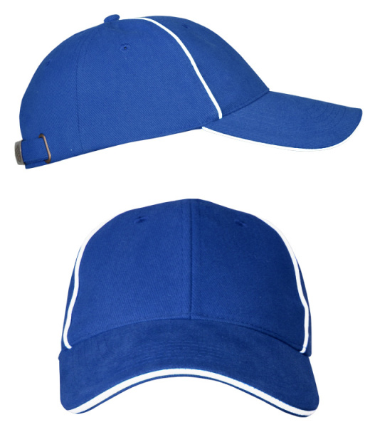 Бейсболка LEADER арт. 206, ярко-синий