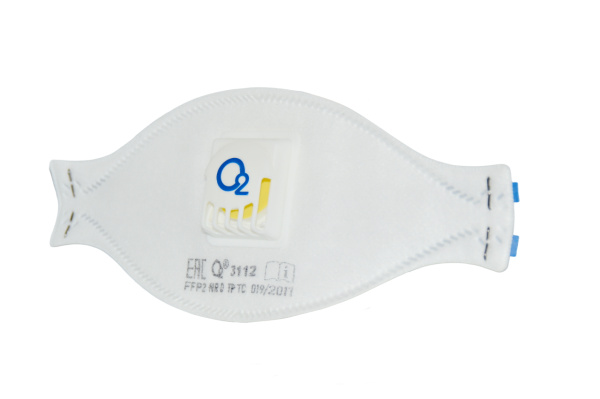 Полумаска О2 фильтрующая с клапаном для выдоха 3112 FFP2 NR D (1)