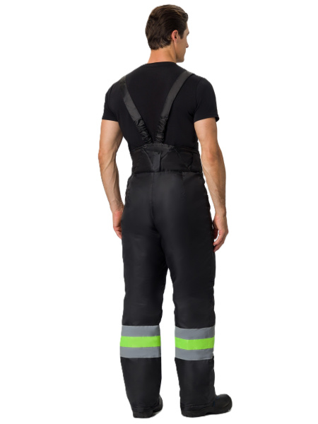 Костюм зимний Дорожник (тк. Оксфорд) брюки, лимонный_черный (3)