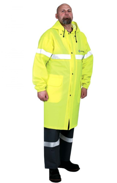 Плащ влагозащитный сигнальный «Neva 003-12», лимонный