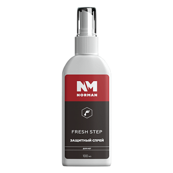 NORMAN FRESH STEP защитный противогрибковый спрей для ног