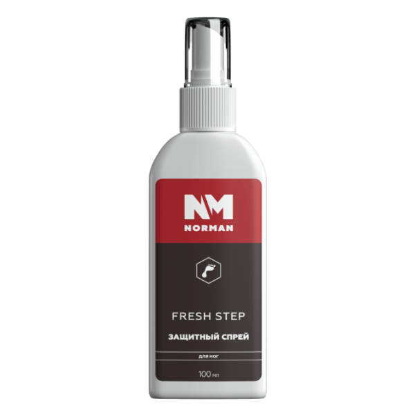 NORMAN Fresh Step Защитный противогрибковый спрей для ног