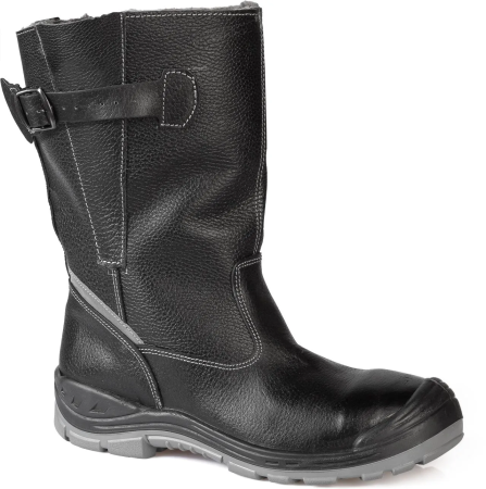 Сапоги зимние кожаные А 111 КП, ПУ_нитрил, шерст. мех