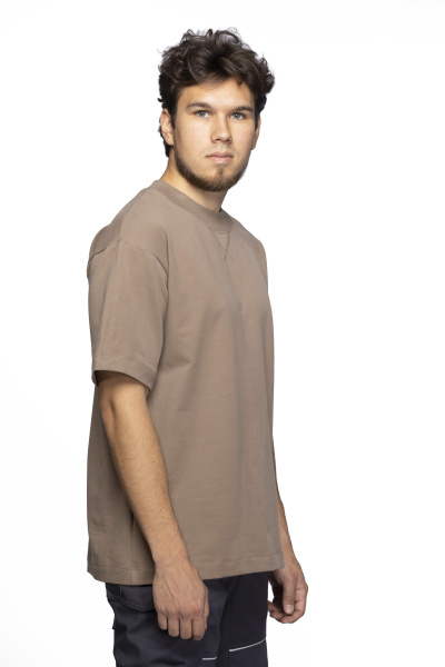 Футболка мужская HARLA, бежевая (1)