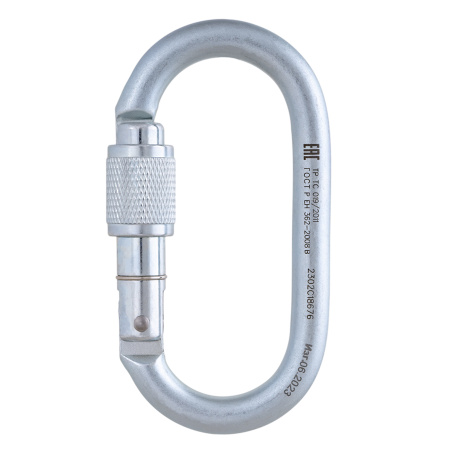 Карабин Стальной Овал с муфтой keylock