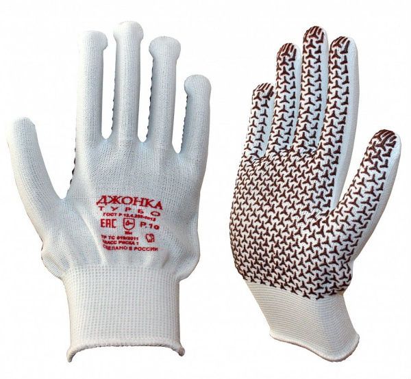 Перчатки специальные Джонка Турбо (белая) (1)