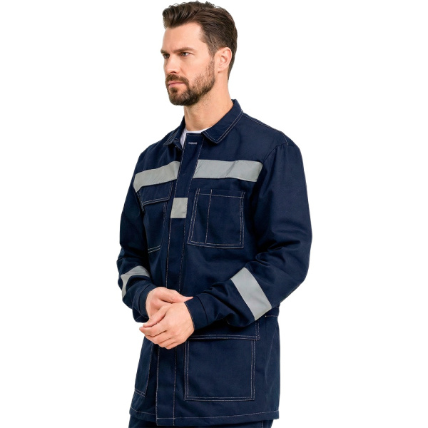 Костюм рабочий мужской летний RONTA KS821 (куртка с брюками) т.синий(4)