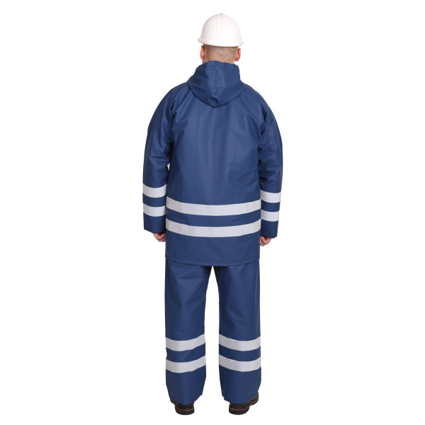 Костюм влагозащитный сигнальный ПВХ Нева Защита NV-044, темно-синий(1)