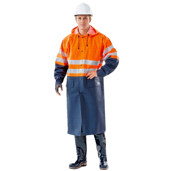 Плащ сигнальный мужской НЕВА (NEVA) NF-09, оранжевый