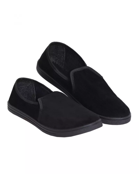 Тапочки закрытые (вельвет ПВХ), женские (1)