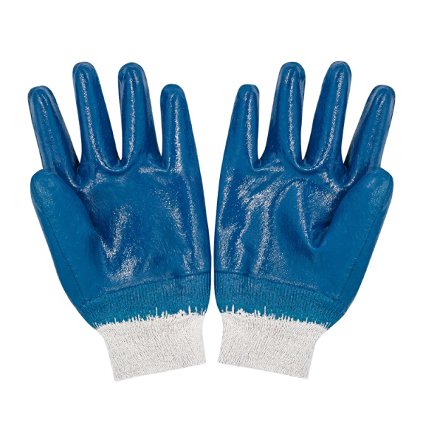 Перчатки трикотажные с полным нитриловым покрытием ПЕР 440, манжет резинка(1)