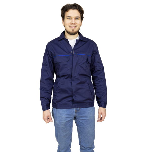 Куртка рабочая PORTWEST 2860, темно-синяя (2)