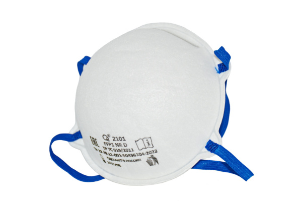 Полумаска О2 фильтрующая 2101 FFP1 NR D (1)