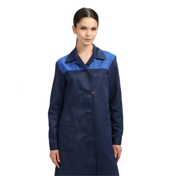 Халат женский Лигор т.синий_василек(1)