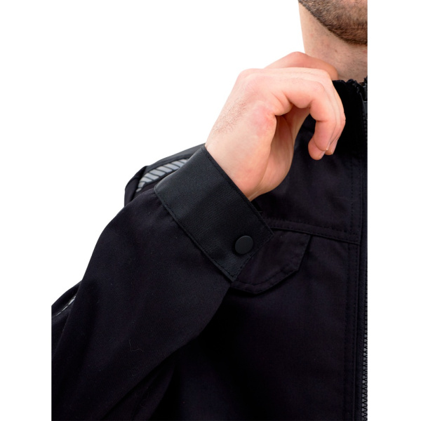 Куртка рабочая мужская летняя RONTA KR271 черная, арт КОС271.2(КР)(7)
