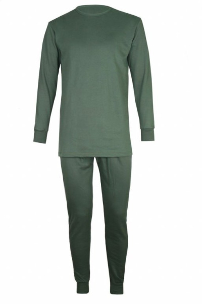 Белье нательное утепленное с начесом, олив. (1)