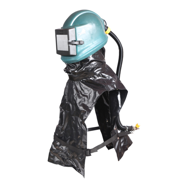 Пелерина песткоструйщика для шлема из ПВХ (бизонил) (2)