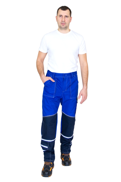 Брюки рабочие ВСТ 3_1 Гудзон вас_синий (2)
