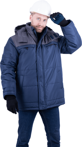 Куртка зимняя ШАТЛ, тёмно-синяя