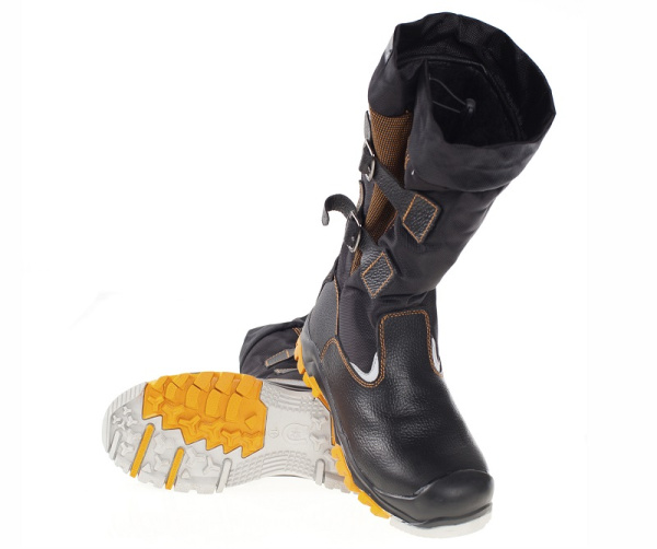 Сапоги СЕВЕР кожаные ПУ-Нитрил с ПП, натур. мех