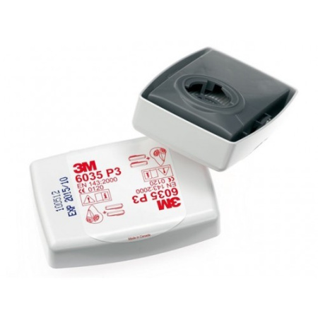 Патрон противаэрозольный (фильтр) 3M Р3 R арт.6035